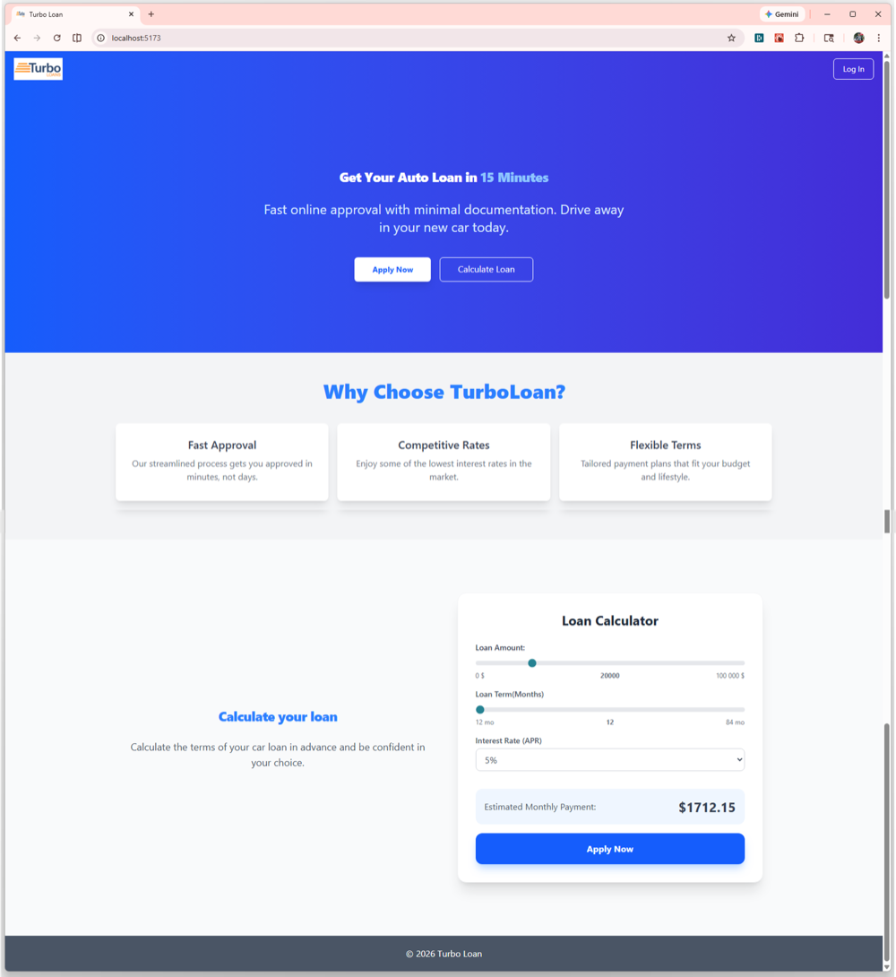 TurboLoan Screenshot